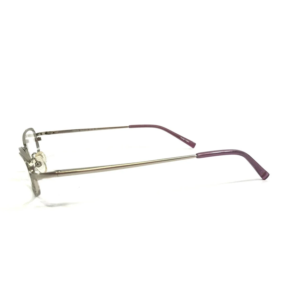 Valerie Spencer Eyeglasses Frames 9118 SIL Silver Rectangle Full Rim 49-16-135
